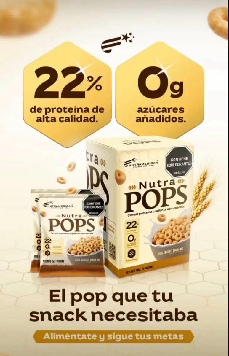 Nutra POPS Cereal Proteico